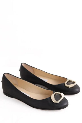 Ballerines Jimmy Choo Noir en Cuir