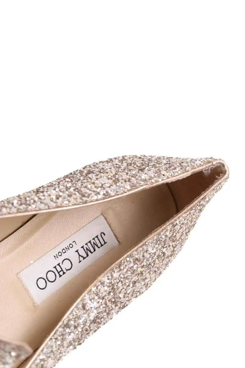 Ballerines Jimmy Choo Rose en Cuir
