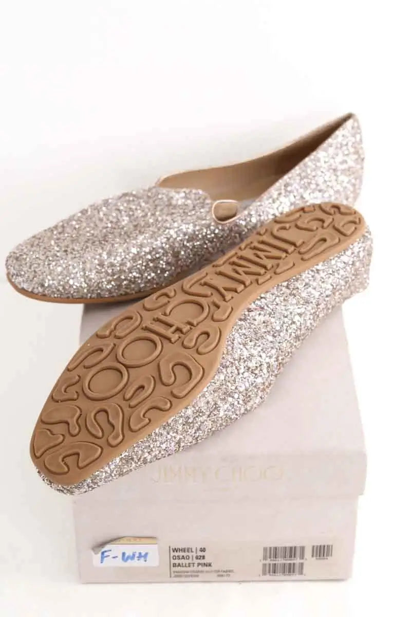 Ballerines Jimmy Choo Rose en Cuir