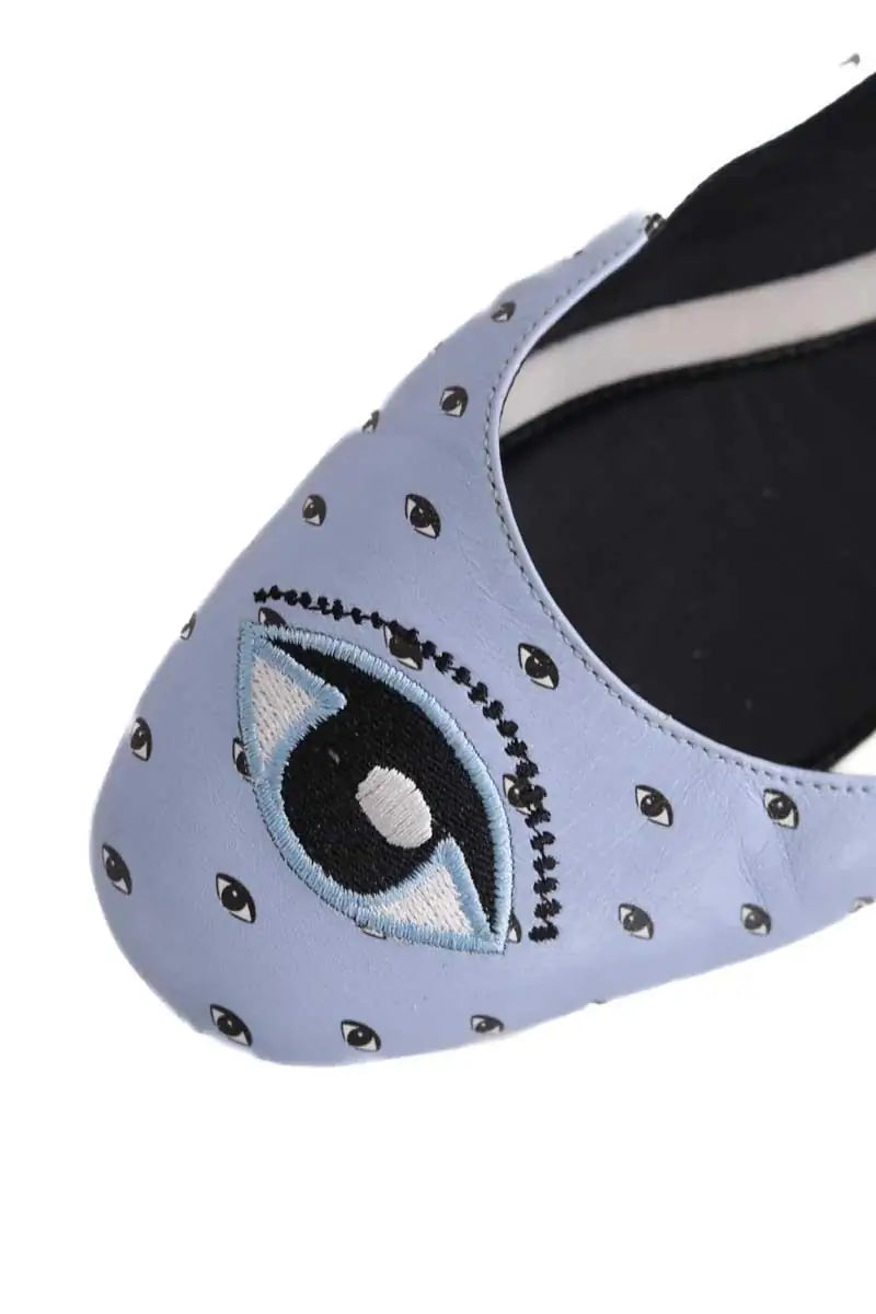 Ballerines Kenzo Bleu en Cuir
