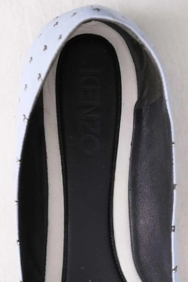 Ballerines Kenzo Bleu en Cuir