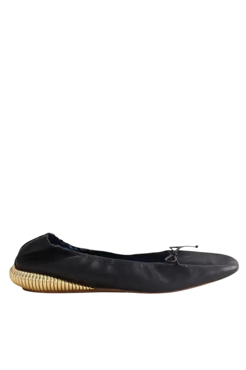 Ballerines Lanvin Noir en Cuir, taille 42 - Seconde Main