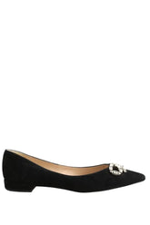 Ballerines LK Bennett Noir en Daim, taille 39 - Seconde Main