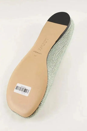 Ballerines Loewe Toy suede ballet flats Vert en Daim