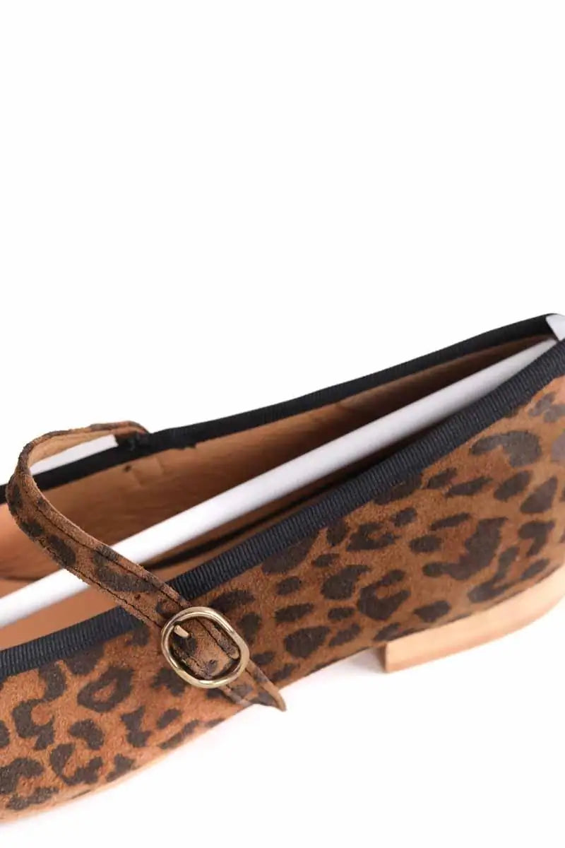 Ballerines Maison 123 Marron en Daim