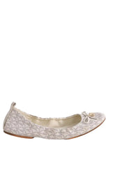 Ballerines Michael Kors Blanc en Cuir, taille 38 - Seconde Main