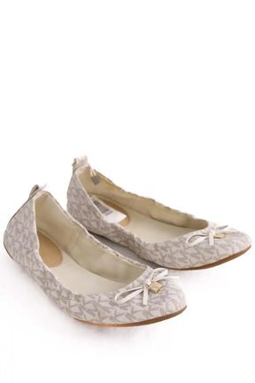 Ballerines Michael Kors Blanc en Cuir