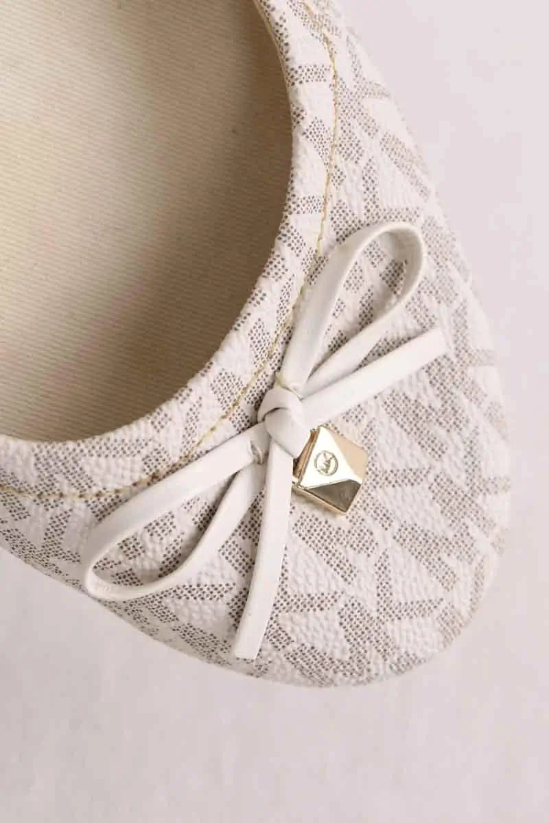 Ballerines Michael Kors Blanc en Cuir