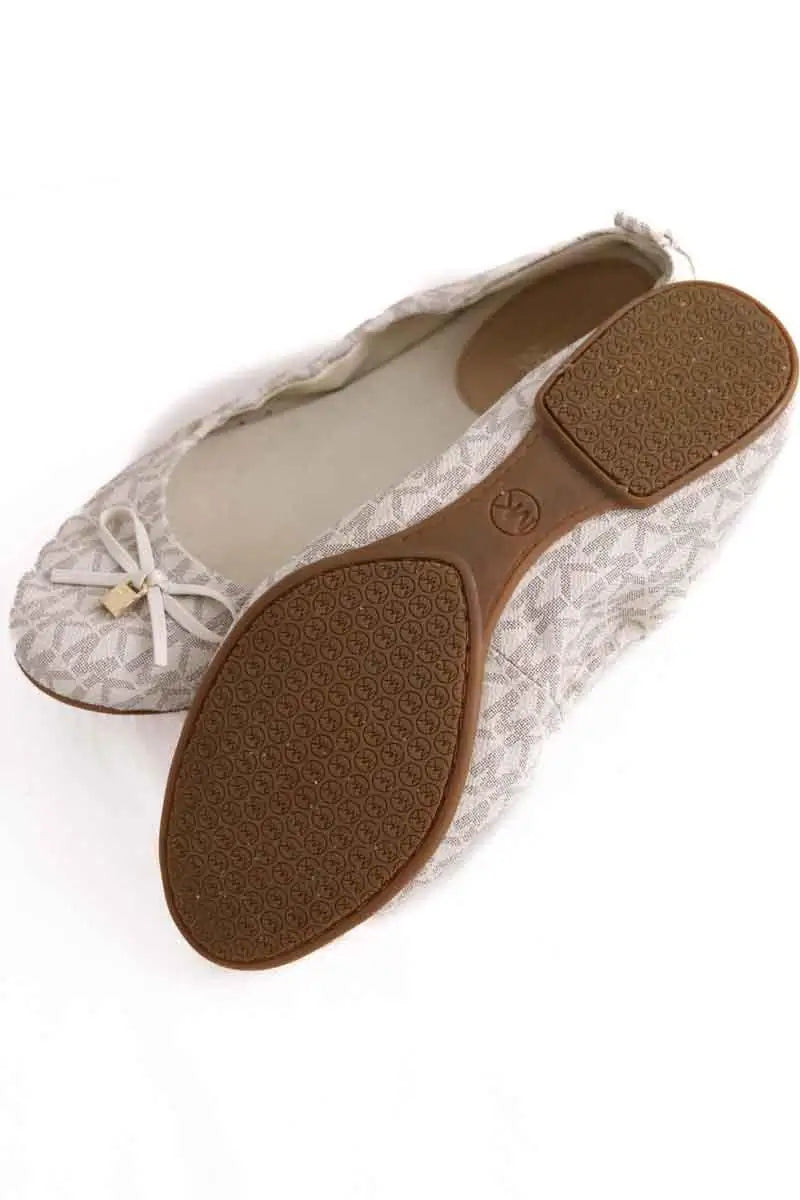 Ballerines Michael Kors Blanc en Cuir