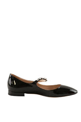 Ballerines Miu Miu Noir en Cuir, taille 38 - Seconde Main