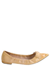 Ballerines Prada Beige en Cuir, taille 39 - Seconde Main