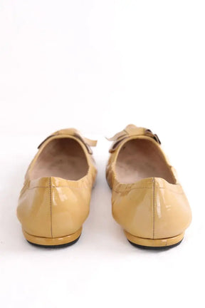 Ballerines Prada Beige en Cuir