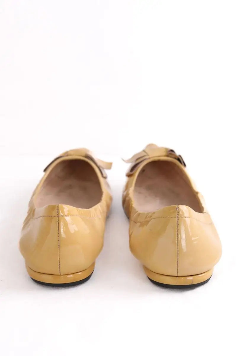 Ballerines Prada Beige en Cuir
