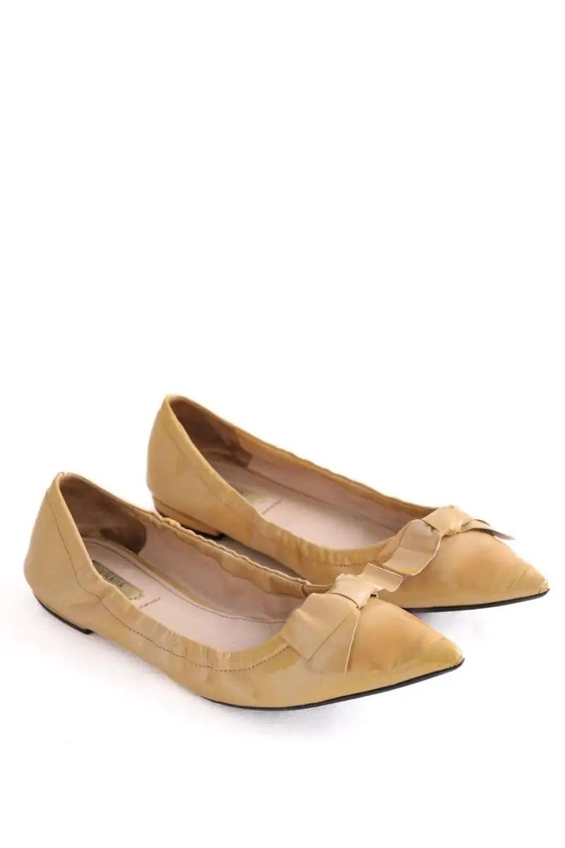 Ballerines Prada Beige en Cuir