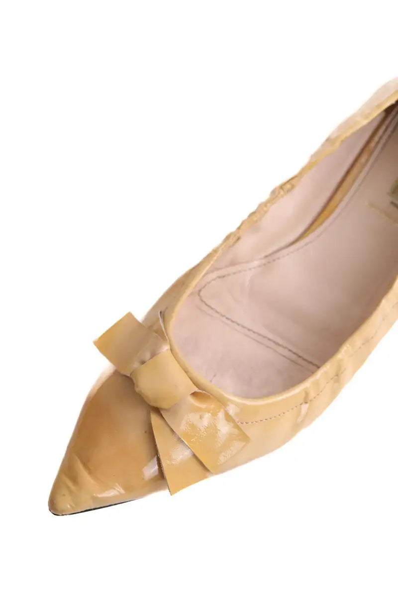 Ballerines Prada Beige en Cuir