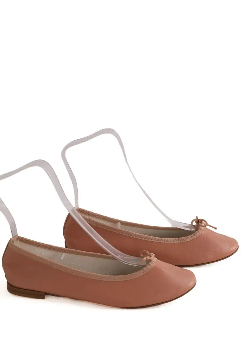 Ballerines Repetto Beige en Cuir