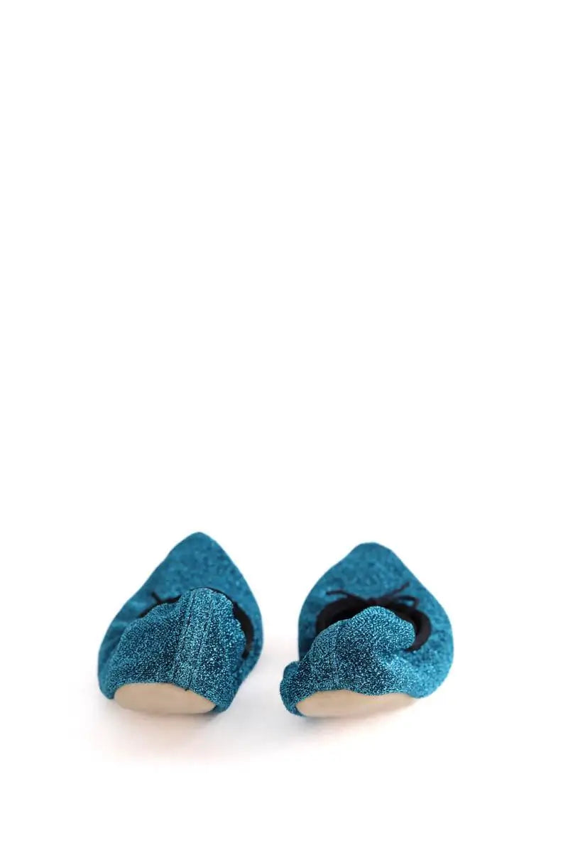 Ballerines Repetto Grace Oriental Bleu en Tissu