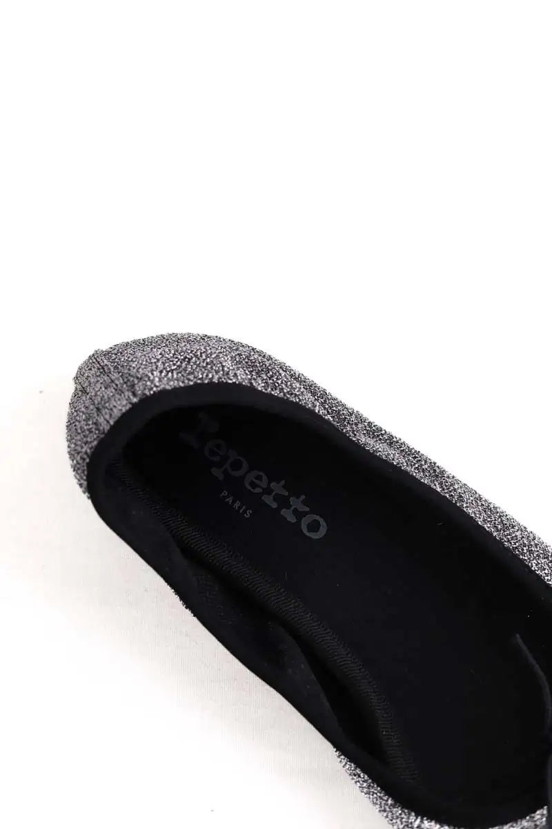 Ballerines Repetto Gris en Tissu