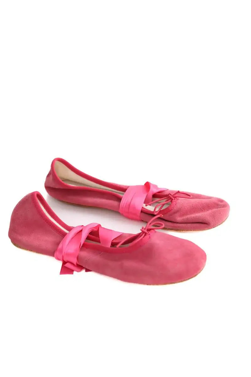 Ballerines Repetto Rose en Daim