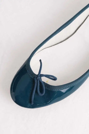 Ballerines Repetto Vert en Cuir verni