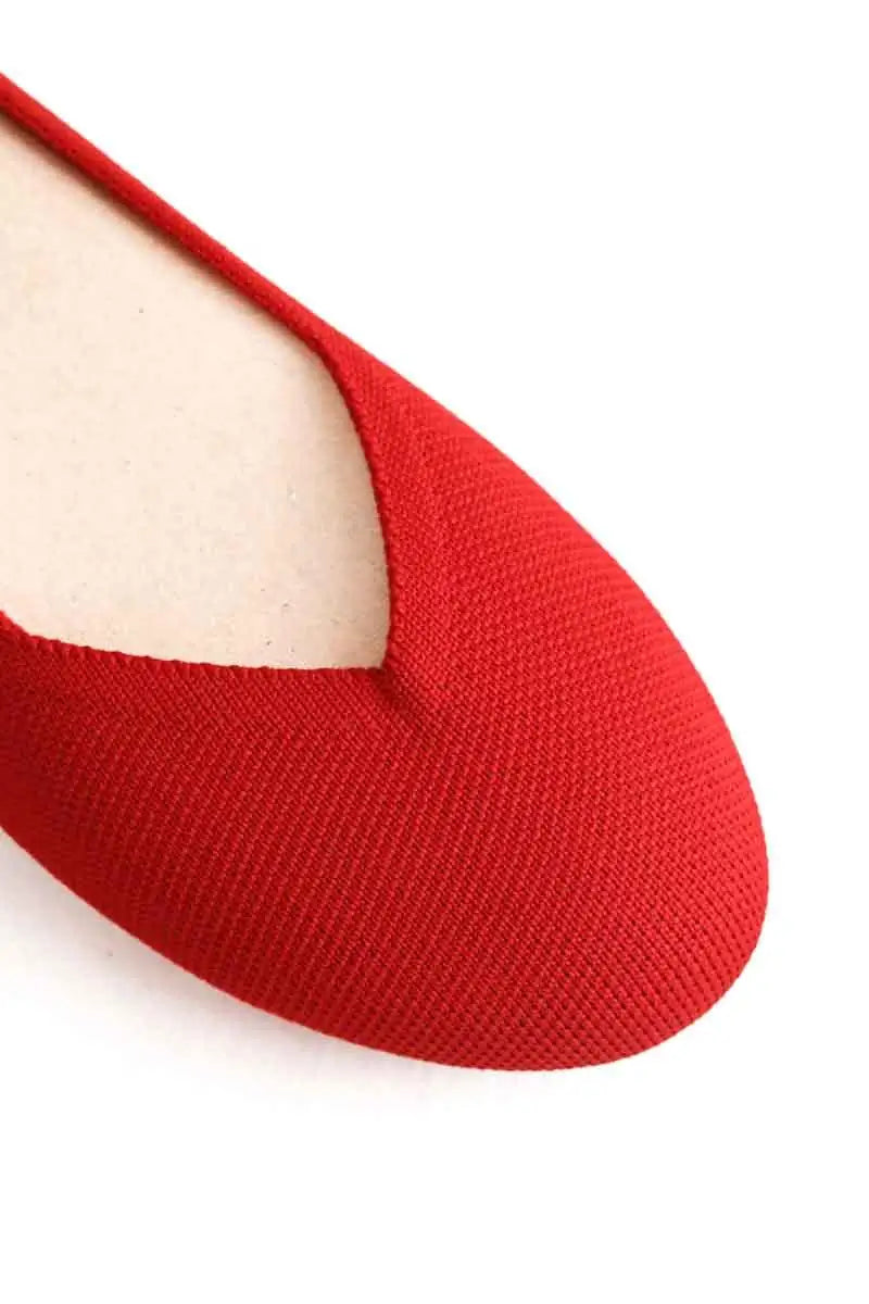 Ballerines Rothy's Rouge en Tissu
