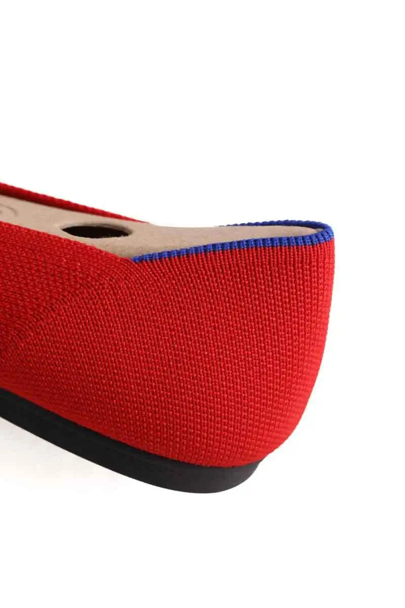Ballerines Rothy's Rouge en Tissu