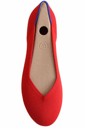 Ballerines Rothy's Rouge en Tissu