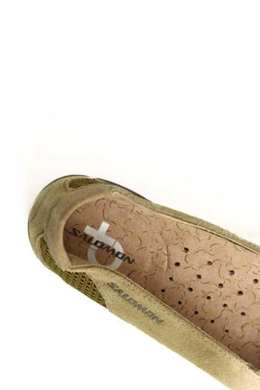 Ballerines Salomon Kaki en Tissu