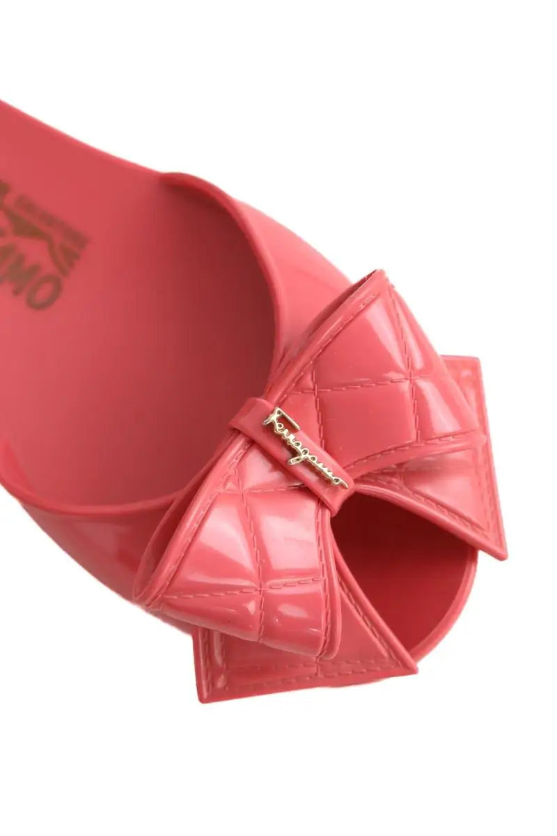 Ballerines Salvatore Ferragamo Rose en Plastique