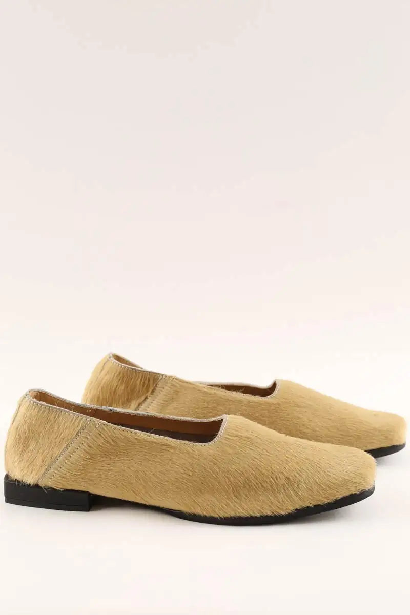 Ballerines Samsoe Samsoe Saluna Beige en Cuir