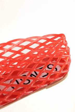 Ballerines Senso Clarissa Rouge en Plastique