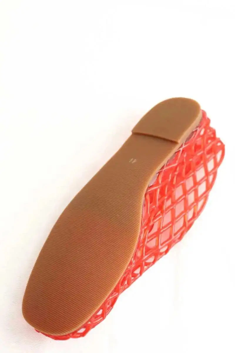 Ballerines Senso Clarissa Rouge en Plastique