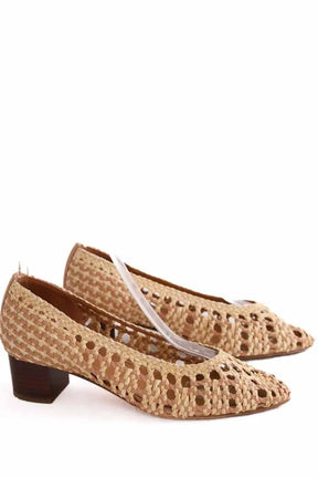 Ballerines Sézane Beige en Cuir
