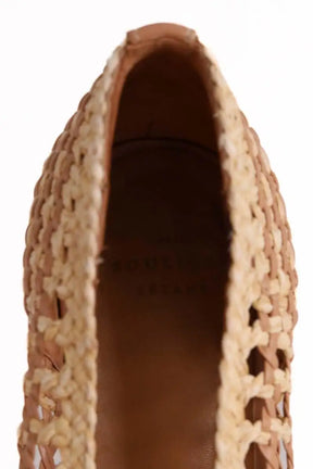 Ballerines Sézane Beige en Cuir