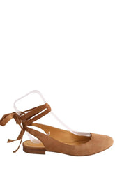 Ballerines Sézane Marron en Daim, taille 38 - Seconde Main