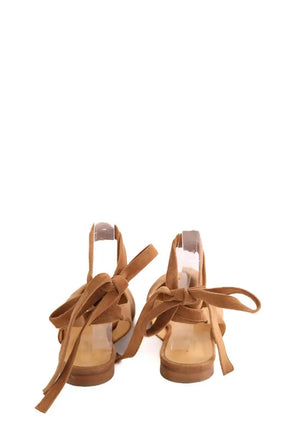 Ballerines Sézane Marron en Daim