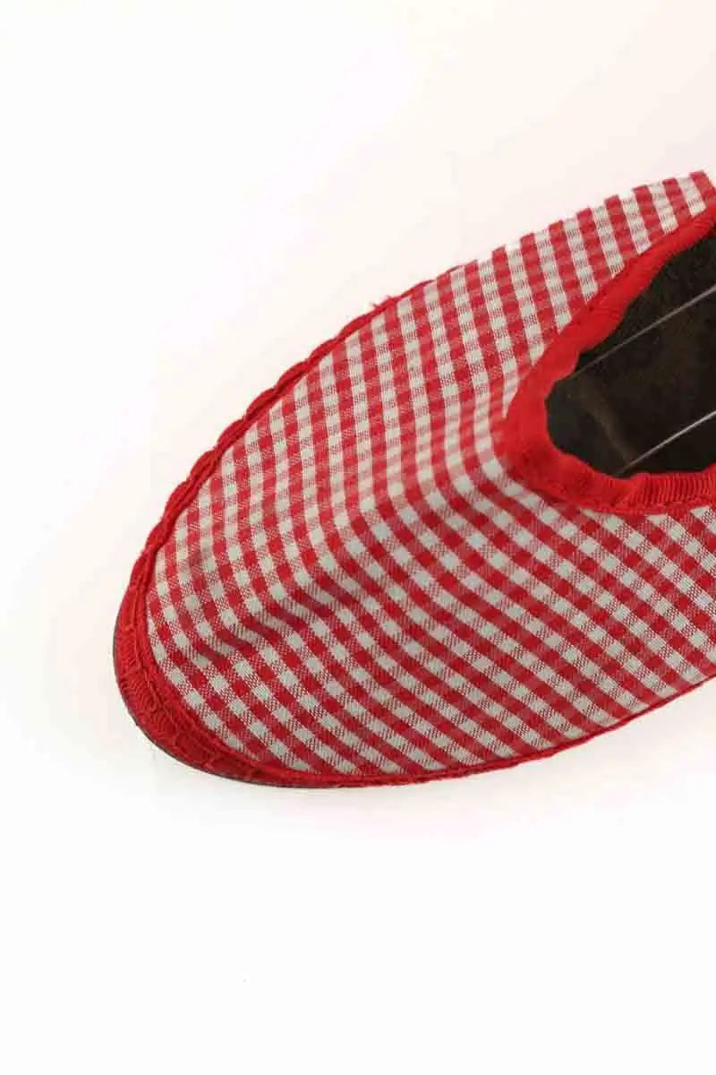 Ballerines Sveti Stefan Rouge en Tissu