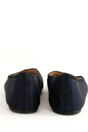 Ballerines The Row Bleu en Tissu