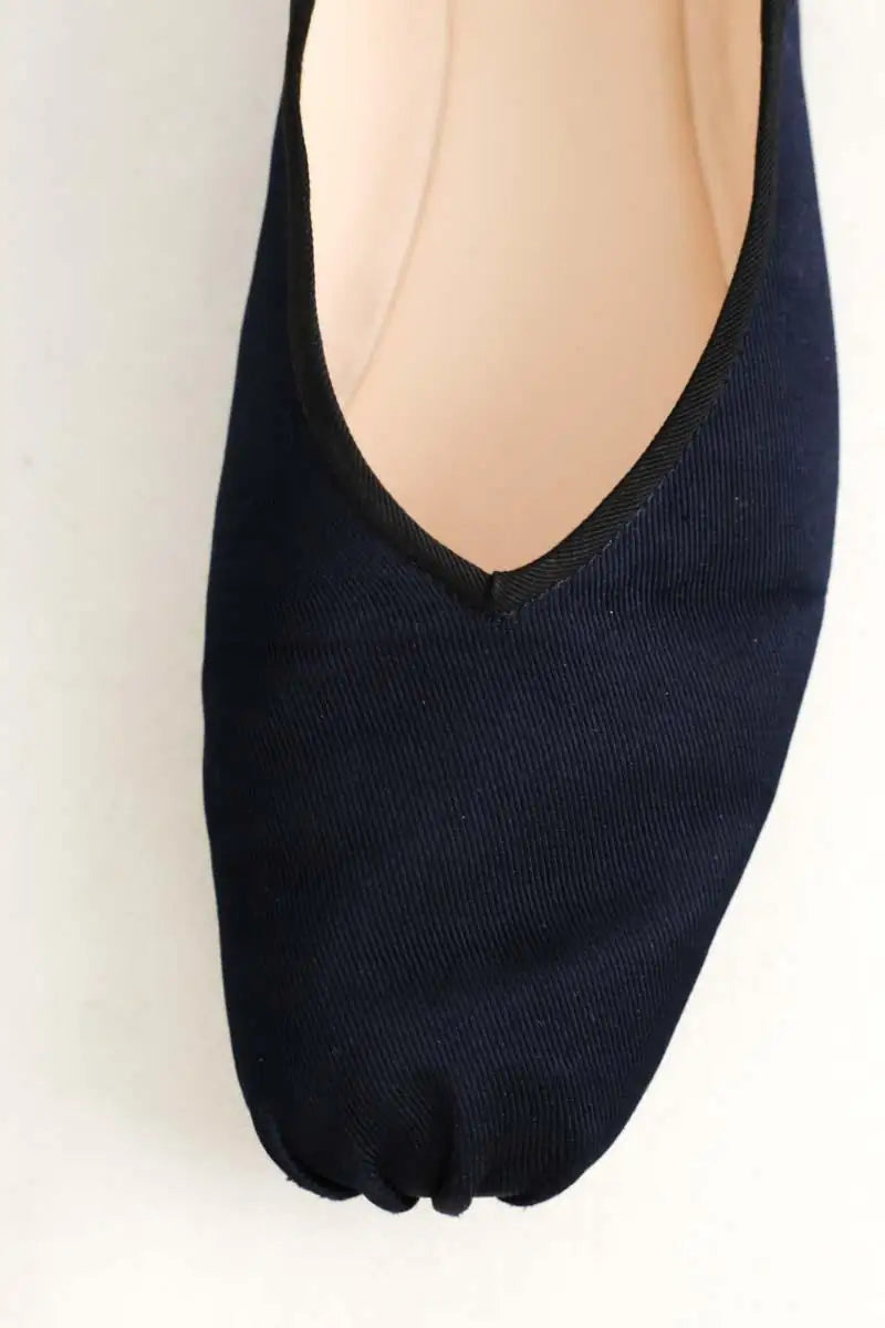Ballerines The Row Bleu en Tissu