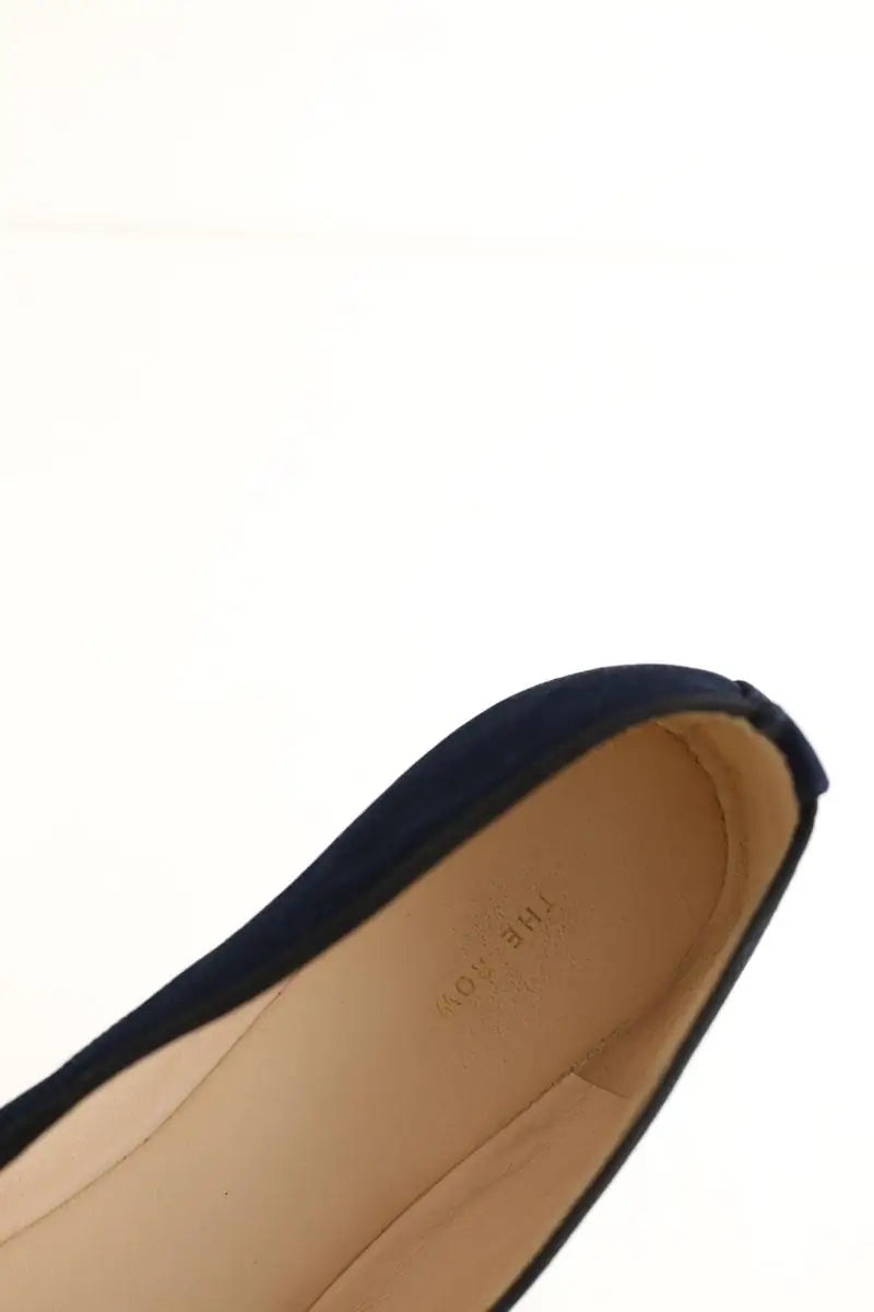 Ballerines The Row Bleu en Tissu