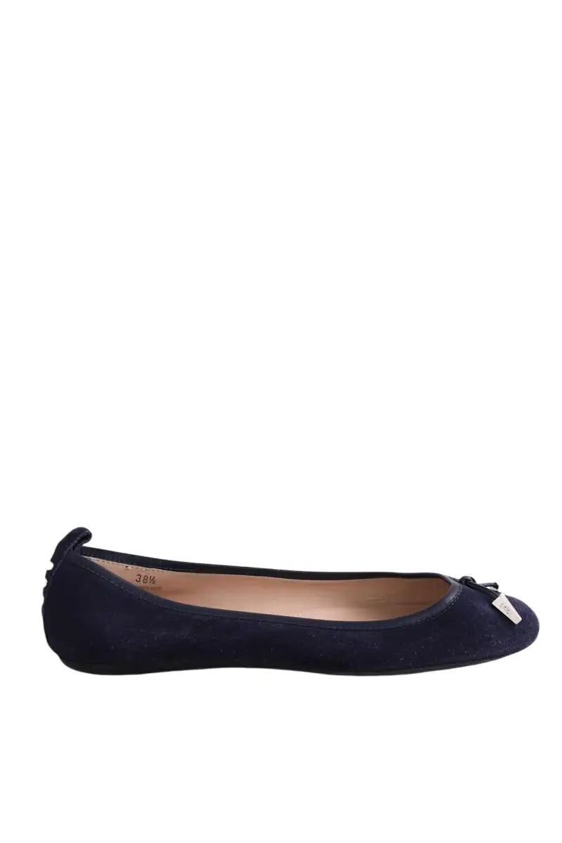 Ballerines Tod's Marine en Daim, taille 38 - Seconde Main