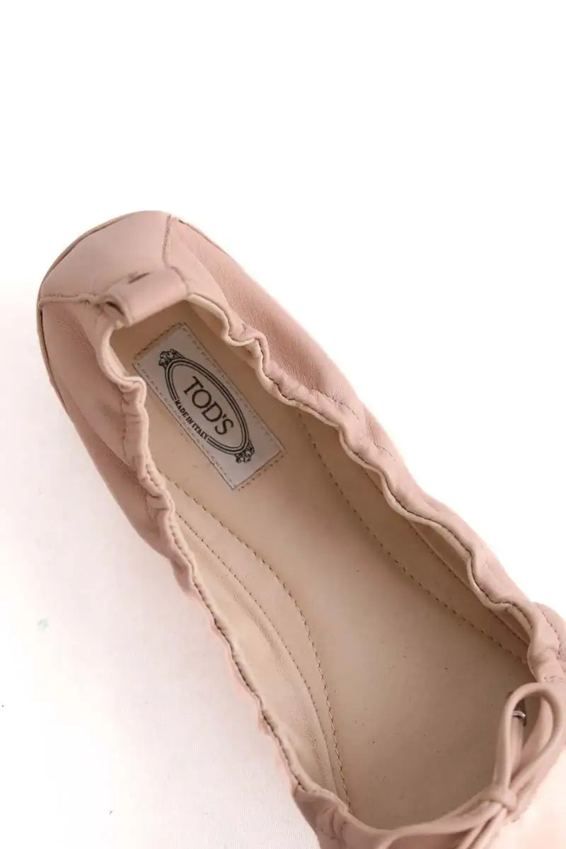 Ballerines Tod's Rose en Cuir