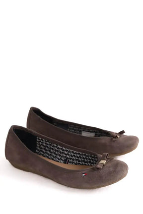 Ballerines Tommy Hilfiger Marron en Daim