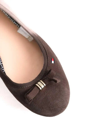 Ballerines Tommy Hilfiger Marron en Daim