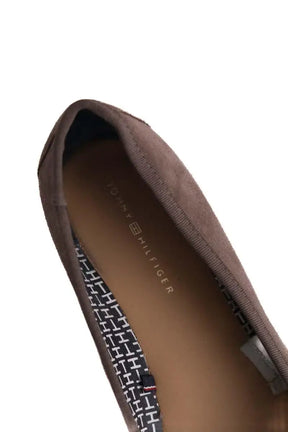 Ballerines Tommy Hilfiger Marron en Daim