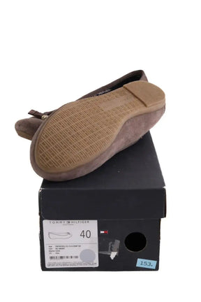 Ballerines Tommy Hilfiger Marron en Daim