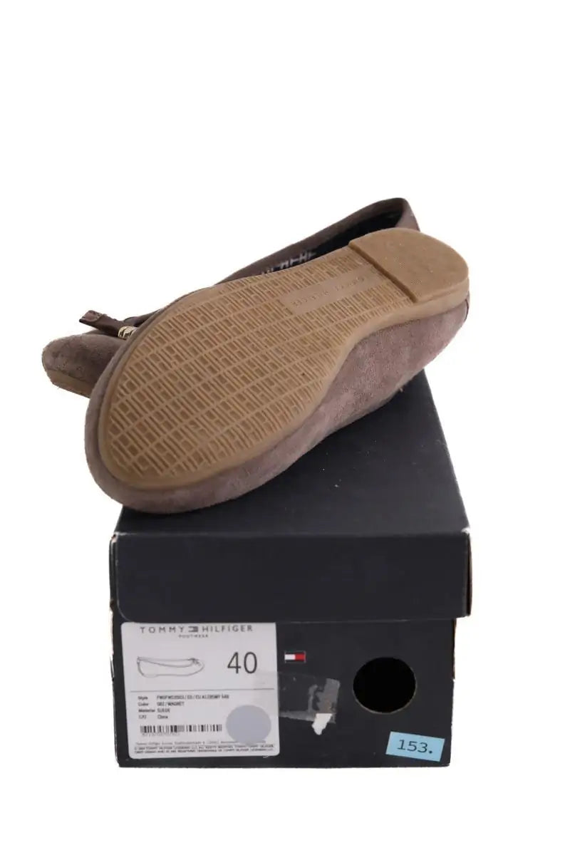 Ballerines Tommy Hilfiger Marron en Daim