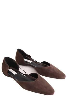 Ballerines Toteme Marine en Daim
