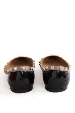 Ballerines Valentino Noir en Cuir verni