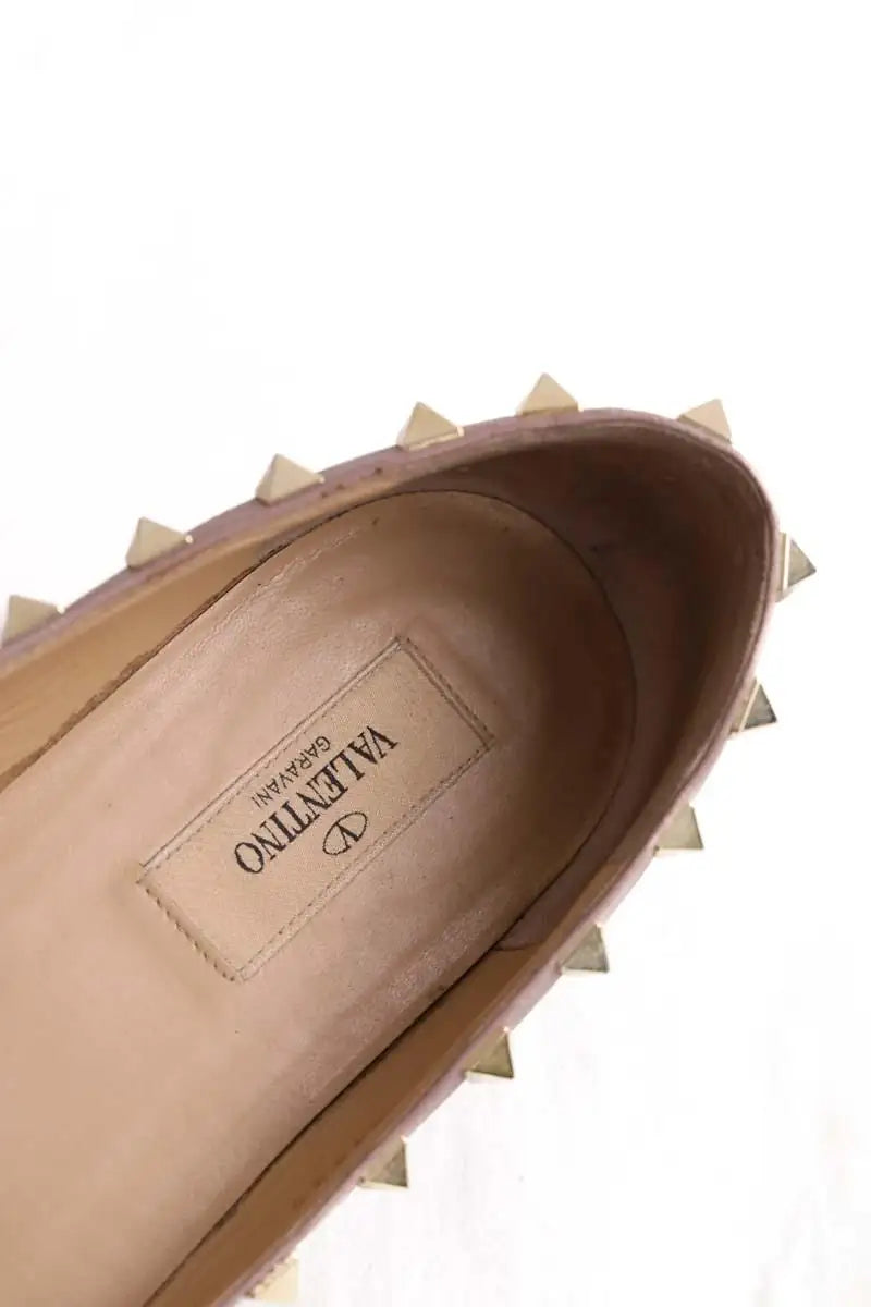Ballerines Valentino Noir en Cuir verni